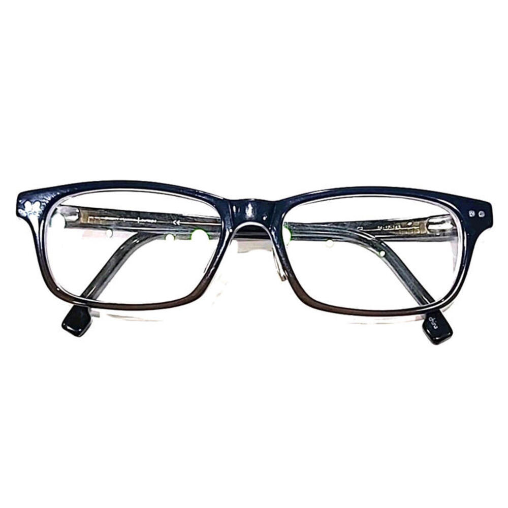 Scott Harris Europa SH444 Blue Rectangle Unisex Eyeglasses 54-17 143